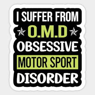 Obsessive Love Motor Sports Sticker